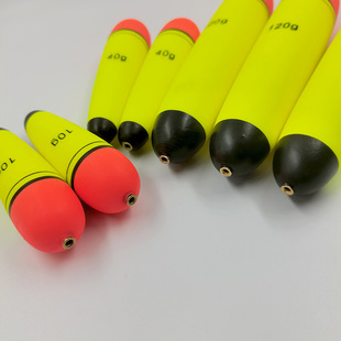 Two-Color Big Belly Float for Sea Fishing for Bighead Carp and Bass, Eva Medium Float for Long Casting, Eye-Catching Float, Medium Float