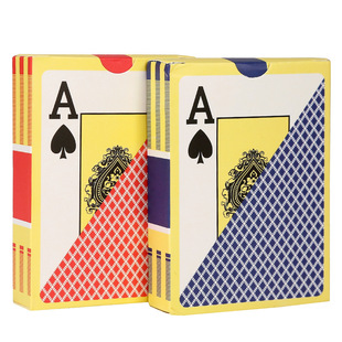 Cross-border Texas Waterproof Poker Plastic Wide Brand Frosted PVC Poker Factory Direct Advertising Gift Card
