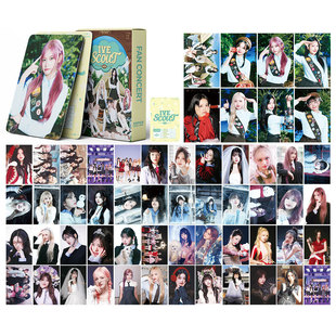 Пятно IVE маленькая карта IVE Scout 2025 новая самодельная фотокарта KPOP женская группа самодельная карта LOMO