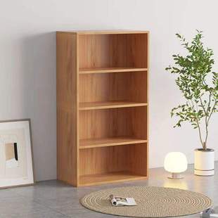 Bookshelf Storage Rack Household Bookcase Storage Cabinet Floor-standing Free Combination Prellis Cabinet Simple Multi-layer Wall-leaning Smart High Round
