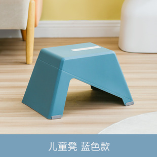 Plastic Stool Stackable Household Thickened Adult High Stool Plastic Square Stool Simple Restaurant Nordic Stool Rubber Stool