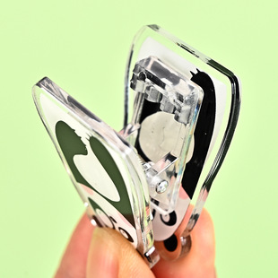 Acrylic PP clip custom cartoon animation creative note book clip diy peripheral custom cute hand account small clip