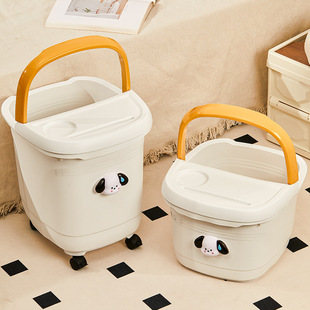 Foot Bucket Sweating Dog Accessories Household Foot Bath Bucket Adult Children Plastic Bucket Over the Knee