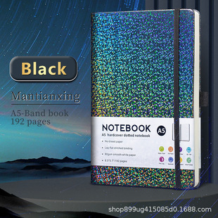 Cross-border Spot a5 Strap Notebook Business Office Notepad with Pen Insert Elastic Band Diary Can Be Customized with logo