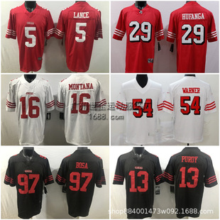 New 49 People Rugby Uniform Embroidered American Rugby Jersey Legendary Second GeneraTion Team T-shirT ExporT Wholesale