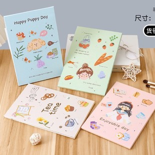 Bao Bao Bao new cartoon full screen folding paper mirror student dormitory makeup mirror portable desktop dressing mirror wholesale