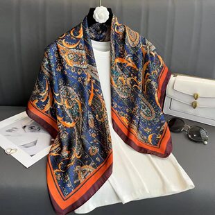Корейская версия весны и осени новая мода кешью темперамент симуляции шелка