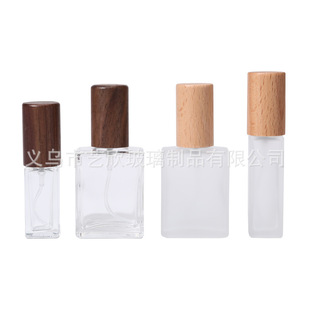 Спот парфюмерная бутылка с деревянной крышкой из массива дерева 5ml портативный косметический распылитель стеклянная бутылка 10ml флакон духов
