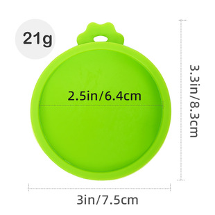 Cross-border Silicone Canned Pet Cover Dog Cat Wet Food Canned Sealing Cover Anti-cross-smell Anti-ash Cover