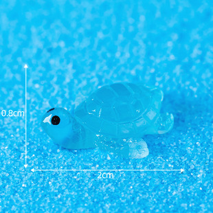 Micro landscape creative luminous little turtle aquarium fish tank DIY landscape decoration accessories desktop small ornaments