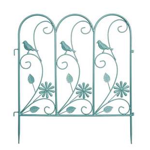 Outdoor Courtyard Small Fence European Style Ground Mounted Garden Decoration Lawn Isolation Guardrail House Gardening Supplies Rack
