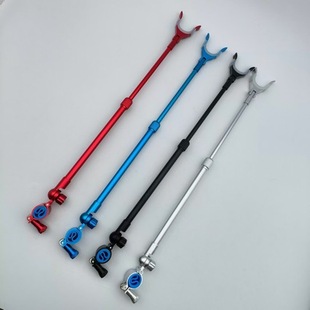 Luminous aluminum alloy quick release rear hanging bracket rear hanging fishing rod frame rod universal fixed fishing gear rear hanging accessories