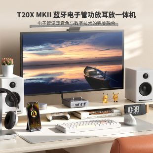 Fosi Audio Gallbladder Power Amplifier Home Fever Bluetooth hifi Tube Decoding Power Amplifier T20X MKII