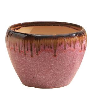 Household Ceramic Flower Pot Simple Classical Style Large Indoor and Outdoor Floor Fleshy Orchid Green Plant Potted Plant Extra Large Diameter