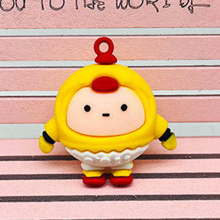 Factory Direct Supply Egg Baby party series key chain doll cute couple men's and women's bags small gift ornaments wholesale