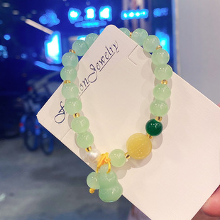 New Year's Gourd Gift Box Bracelet Explosions Children's Bracelet Glaze Bracelet Women's Handmade Jewelry for Best Friends and Students