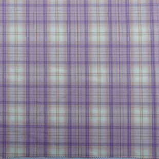 Factory direct supply spring and summer plaid purple pink JK uniform shirt twill 300D yarn-dyed clothing plaid fabric