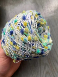 30g candy color color table tennis yarn hand mixed yarn wool ball beanie thread handmade DIY hook shoes wiring scarf