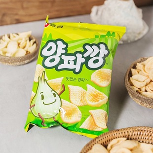 Free Shipping for Orders of 5 Bags or More. Korean Imported Food Nongshim Onion Rings, Shrimp Crackers, Potato Chips, Shrimp Chips, Sweet Potato Strips, Banana Strips, Puffed