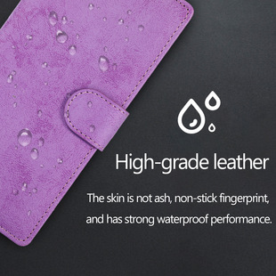 High-End Leather Dust-Proof and Anti-Fingerprint A73 Mobile Phone Case Flip Cover All-Inclusive Card Wallet S23U Mobile Phone Protective Cover A20