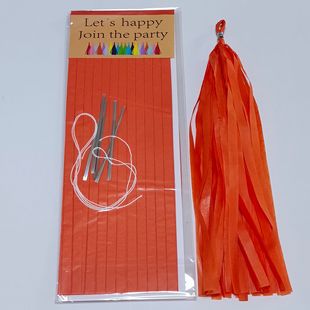 Wholesale Paper Tassel 5 Pack Birthday Party Decoration Aluminum Film PET Hanging Ornaments European and American Wedding Decoration Rainbow