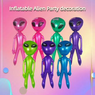 New Product Inflatable Alien Toy Large Kids Cartoon Air Model Halloween Toy Bar Party Decorations
