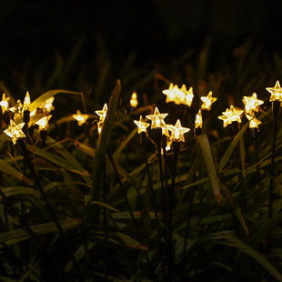 led solar firefly lights garden lights outdoor waterproof simple garden atmosphere decorative lights fireworks lights