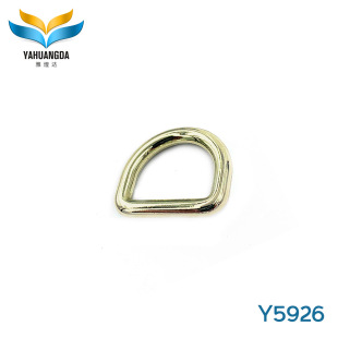 Luggage accessories spot supply factory direct metal d-buckle half ring D-buckle d-buckle round line