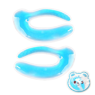Scallion powder sequins cat gel eye patch physical cooling double eyelid soothing hot and cold eye cool eye patch