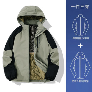Winter Couple Graphene Cotton Clothes Loose Thickened Warm Hooded Cotton-padded Jacket Black Gold Men's and Women's Coat Printable Logo