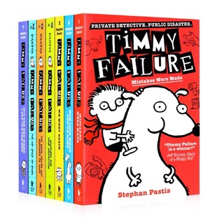 Детектив Тимми 1-7 томов Timmy Failure английская оригинальная ДЕТЕКТИВНАЯ глава Роман книга рассказов