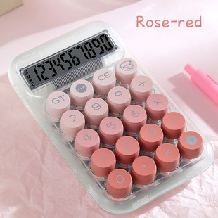 Cross-border Scientific Calculator Office Commercial Transparent Dopamine Computer Cute High-value Online Red Calculator