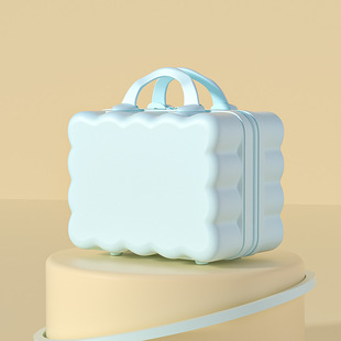 Portable Case Small Luggage Accompanying Gift Cute Cosmetics Storage Case 14 Inch Mini Suitcase Order LOGO
