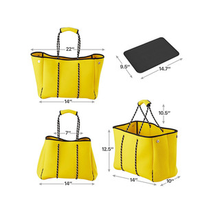 Cross-border European and American Fashion Satchel Beach Bag Large Capacity Waterproof Shoulder Bag Travel Sports Fitness Large Beach Bag