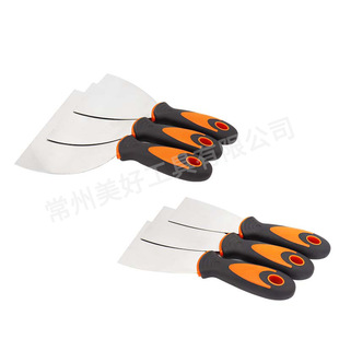 Two-color Handle with Glue-coated Grip, Comfortable Putty Knife, Hardware Tool Scraper, Wall Scraper, Cleaning Shovel, Caulking Putty Knife