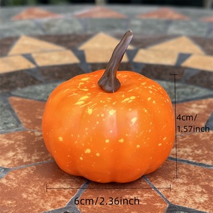 Simulation pumpkin 6*4cm fake fruit vegetable small pumpkin model Halloween Christmas foam pumpkin decoration toy