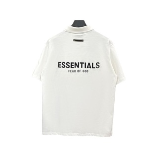 FOG Multi-Line ESSENTIALS 21 New American High Street Youth Trend Loose Short-Sleeved T-Shirt Polo Shirt for Men