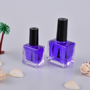 5ml-10ml-20ml nail polish glass bottle empty bottle nail art supplies with lid brush printable logo