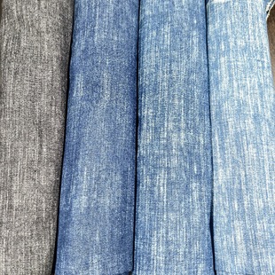 Snowflake Wash Denim Fabric Fried Salt Nostalgia 10 oz Twill Casual Fashion Clothing Coat Bag Shoes