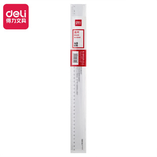 Deli 6240 пластиковая прозрачная линейка 40 см измерительный инструмент линейка 40 см рисунок линейка оптом