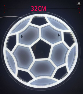 Led neon light luminous sign decorative wall electric competition room atmosphere light hole board modeling light net red light star light