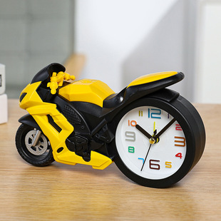 Creative Personality Racing Model Alarm Clock for Students Boys and Girls Alarm Bedroom Bedside Clock Birthday Gift Ornaments