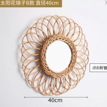 Hand-Woven Wall Decoration Hanging Raffia Nordic Style Wall Decor Wall Hanging Homestay Home Wall Decoration Japanese Style