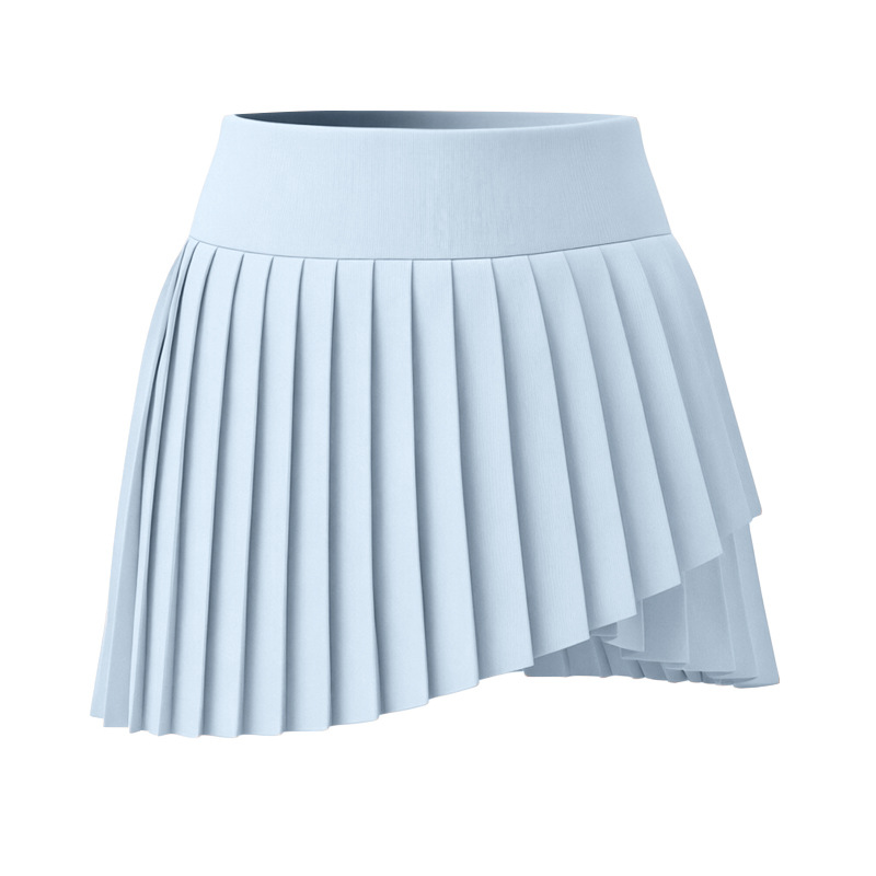 Pleated Fitness Skirt Pants for Women with Built-In Safety Shorts, Anti-Exposure, Quick-Dry, Breathable, Suitable for Tennis, Running, Training, and Yoga Shorts