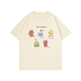 chubby girl American Style Cotton Extras Short-sleeved T-shirt Women's Summer 2025 New Design Niche Loose Half-sleeved Top