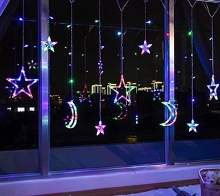 LED star light camping lantern bedroom decoration birthday scene layout small color light flashing light string light starry sky