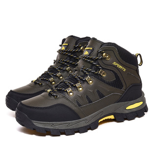 Cross-border foreign trade 2024 Amazon wholesale outdoor men's shoes high-top hiking shoes men's shoes on behalf of the hair hiking shoes