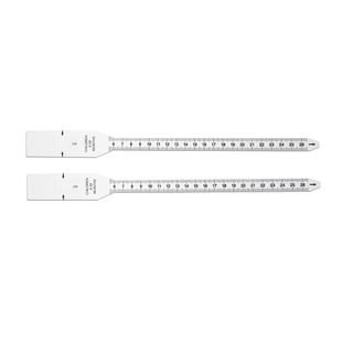 New in stock baby children measuring arm circumference size PP arm ruler MUAC ruler 26cm waterproof plastic ruler