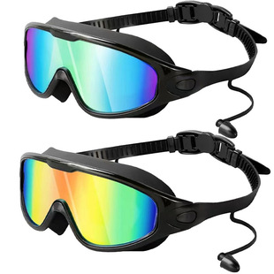 Amazon's Popular Children's Large-Frame Swimming Goggles High-Definition Waterproof and Anti-Fog Swimming Goggles Unisex Factory Direct Sale