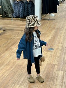 Girls' bottoming shirt 2024 spring new children's Korean-style loose T-shirt children's 2-7 years old long-sleeved shirt fashion